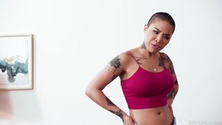 Honey Gold, Skye Blue Full Dyke Clip