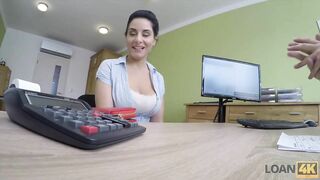 LOAN4K. Erotic bank executive fucks a big tit chick who needs