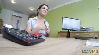 LOAN4K. Erotic bank executive fucks a big tit chick who needs