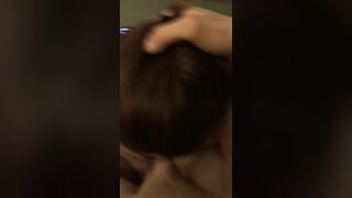 FILTHY BIMBO FIANCE BLOWING DICK AND SQUIRTING