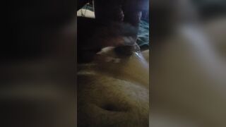 BOMBSHELL HISPANIC BLOWING MY PENIS GROANING