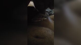 BOMBSHELL HISPANIC BLOWING MY PENIS GROANING