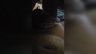 BOMBSHELL HISPANIC BLOWING MY PENIS GROANING