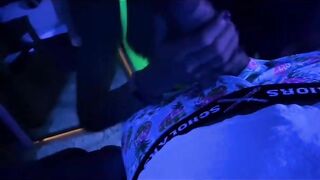 Slutty Dark Haired Blows Penis and then Squirts Gallons