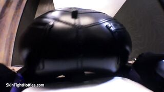 My Tightest Leather Trousers Part two TRY not to Cum...