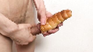 【閲覧注意】チョココロネでオナニーしてみた! I Masturbated with Chocolate Coronets. 【warning.】