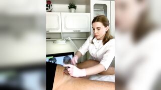 Depilation of a Member with a Piercing!