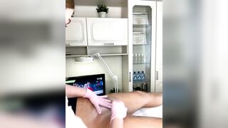 Depilation of a Member with a Piercing!