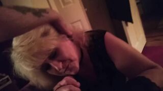 CUTIE BLOND milf LOVES BLOWING DICK
