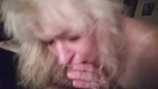 STEPMOM SLOPPY ORAL SEX BEFORE MY DAD GETS HOME