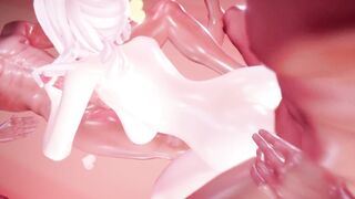【MMD R-18 year old DACE】INTENSE DRILLING ROUGH ANAL SEX SWEET BABE ORGASMS  [MMD]