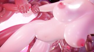 【MMD R-18 year old DACE】INTENSE DRILLING ROUGH ANAL SEX SWEET BABE ORGASMS  [MMD]