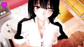 MMD - Kurumi Sloppy Boob Screwed