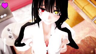 MMD - Kurumi Sloppy Boob Screwed