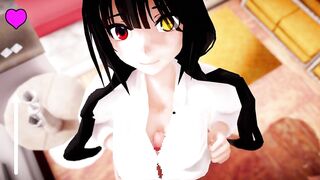 MMD - Kurumi Sloppy Boob Screwed