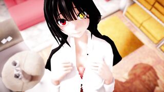 MMD - Kurumi Sloppy Boob Screwed