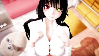 MMD - Kurumi Sloppy Boob Screwed
