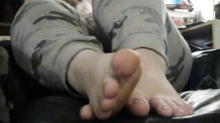 Feet Play into PJs