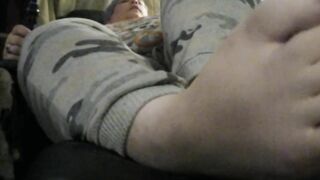 Feet Play into PJs