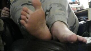 Feet Play into PJs