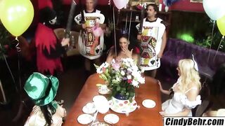 Wild milfs know how to party Cindy Behr leads the