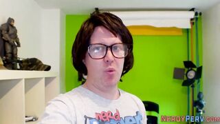 Real newbie give oral sex to Yorkshire geek