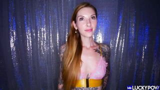 Tattooed Skank Swallows Cum