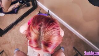Chesty Canadian Mom Shanda Fay Give Her Hubby A Hand
