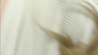Wifey Blindfolded and Suprised with Realcock four Inch Thick Toy and Fucked