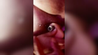 A Penis into my Butt with two Sex Toys into my Twat