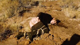 Blonde Hottie Gets a Rough Booty Fucking and Domination Session outdoor into