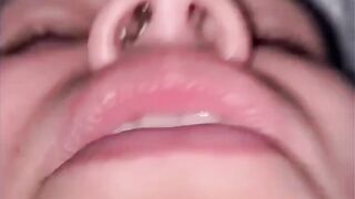 Rim Job Ends with a Sloppy Snatch and a Jizzed