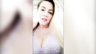 Cellphone Sex Tape Of Hot cougar Nikki Inside Light Lavender Underwear