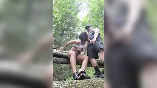 Went out inside the Forest to Peeing and Gives a little Teaser