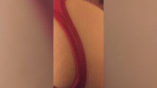 Blindfolded girlfriend used by Stranger