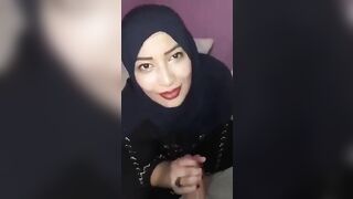 Muslim Hejab Making Out Dick Fellatio
