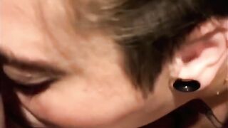 Huge Tatted Gf Gives me Head