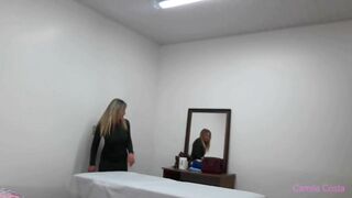 I went to the masseuse to relax and he threw