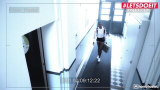 HORNYHOSTEL - LONG TITTIES BLACK mom ZAAWAADI BOOTY NAILED BY WHITE DUDE