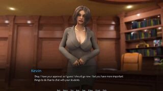 College Tied:Schoolgirl is Fingered the Principal inside her Office-Ep20