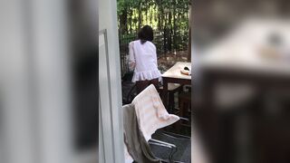 STEPMOM BBQ BUTT 90lbs xxxSMALL SMALL TAN ROUGH BODY FLASHING SNATCH DRIVING