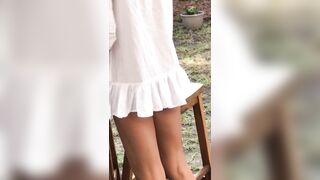 STEPMOM BBQ BUTT 90lbs xxxSMALL SMALL TAN ROUGH BODY FLASHING SNATCH DRIVING