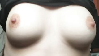 {HD} having Fun Rubbing my Boobs! Natural & Hot!