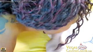 Three-Way Into Vegas Interracial Lesbians Scissoring- Licking Face-sitting and Rough