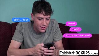 Big Titted dark hair gets fuck by her step-brother