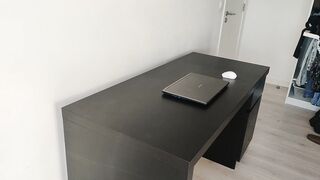 Step Cousin Surprises me Fucking me on the Desk