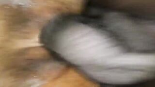 Fucking a young hooker raw from the back.