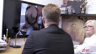 AGEDLOVE Blonde British Older Lacey Starr Get Laid By Lusty