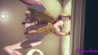 Wonder Woman DC Anime 3D - Wonder Woman Fuck with