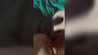 Making myself Squirt with Purple Toy